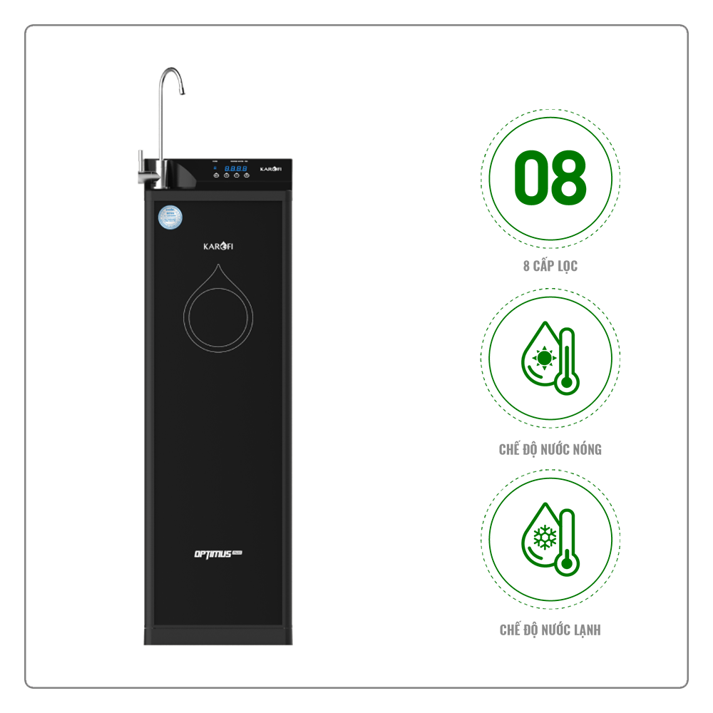 O-P1310 - Máy Lọc Nước Karofi Optimus Plus