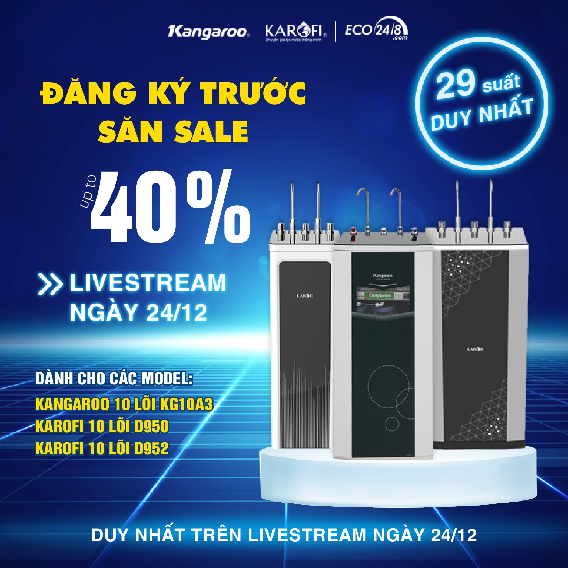 SĂN SALE SỐC MÁY LỌC NƯỚC