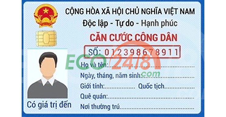 Ý nghĩa 12 số hiện trên thẻ Căn cước công dân gắn chip điện tử